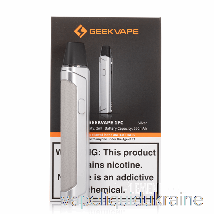 Vape Liquid Ukraine Geek Vape Aegis ONE & 1FC Pod System [1FC] Silver